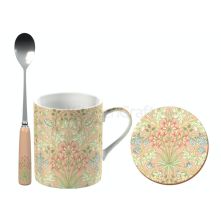 Victoria And Albert Hyacinth Mug, Spoon And Coaster Set